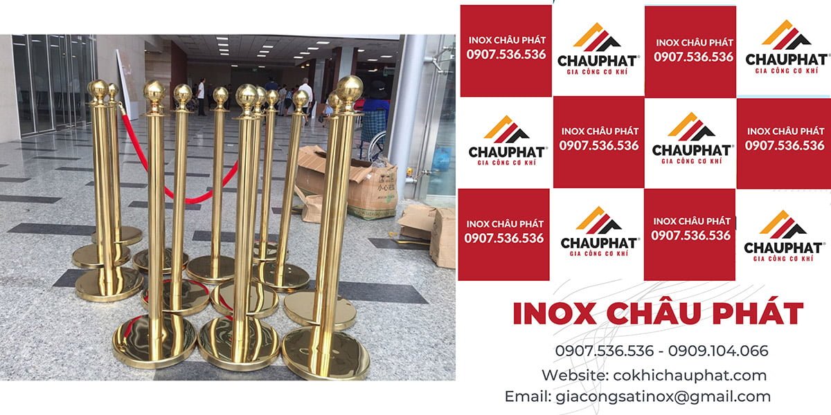 cột chắn inox