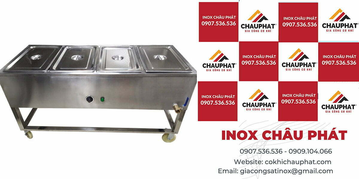tủ hâm nóng thức ăn inox 12 Khay TH-15